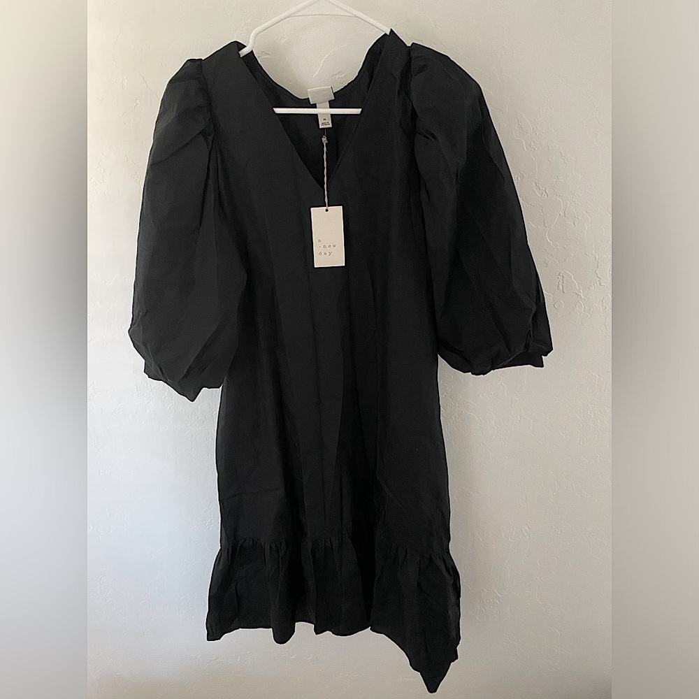A New Day Black midi dress